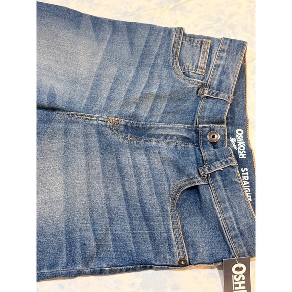 Boy's OshKosh B'gosh Straight Leg Adjustable Blue Jeans in Size 12R NEW W/ Tags - Picture 5 of 11